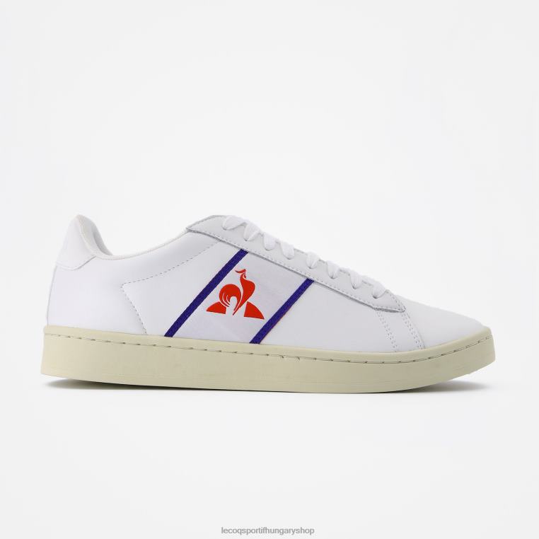 cipő férfiak Le Coq Sportif cipő klasszikus puha háromszínű fehér 846V550