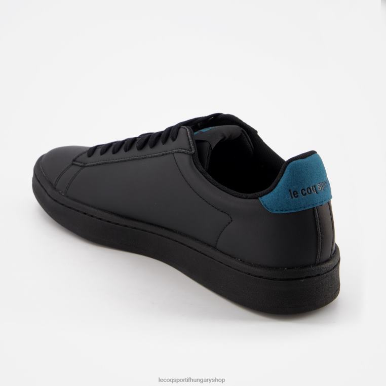cipő férfiak Le Coq Sportif cipő klasszikus puha tricolor sötétfekete 846V280