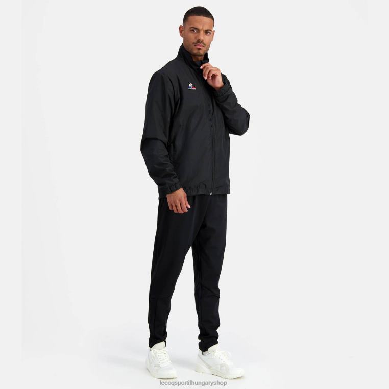 ruházat férfiak Le Coq Sportif kabát fekete 846V120