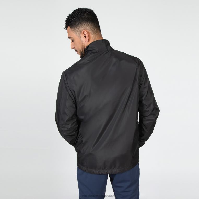 ruházat férfiak Le Coq Sportif kabát fekete 846V120