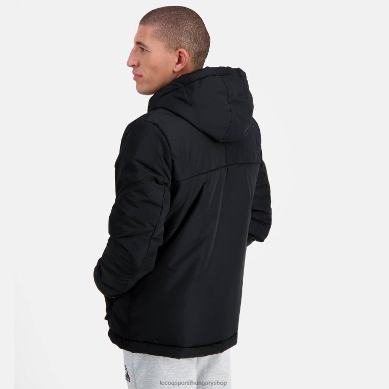 ruházat férfiak Le Coq Sportif kabát fekete 846V480