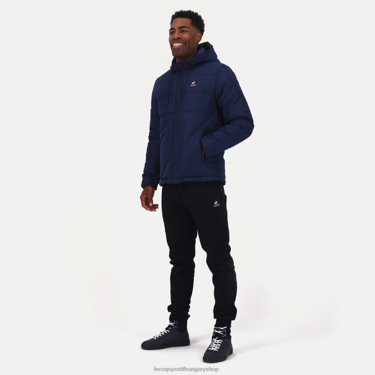ruházat férfiak Le Coq Sportif kabát kék 846V482
