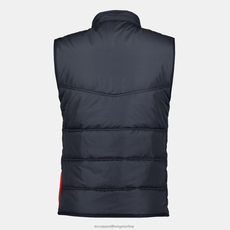 ruházat férfiak Le Coq Sportif uniszex ujjatlan kabát kék 846V118