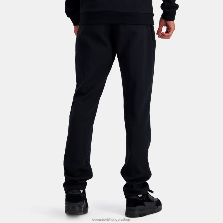ruházat férfiak Le Coq Sportif divatos nadrág fekete 846V100