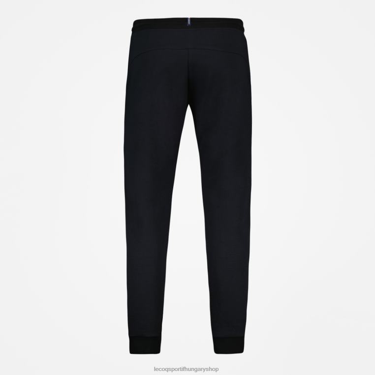 ruházat férfiak Le Coq Sportif divatos nadrág fekete 846V106