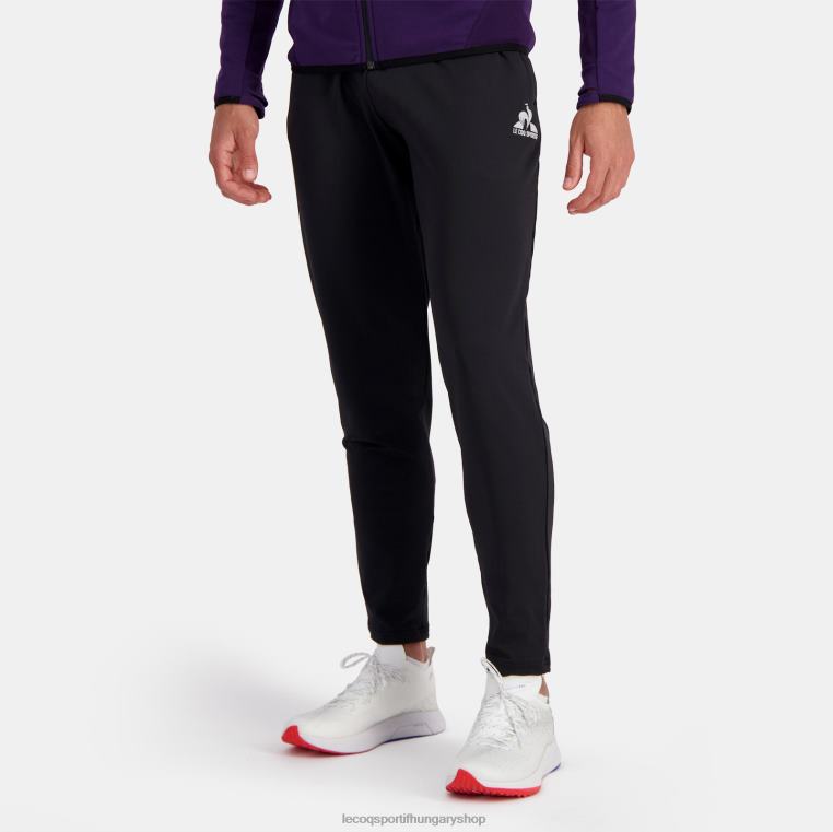 ruházat férfiak Le Coq Sportif divatos nadrág fekete 846V82