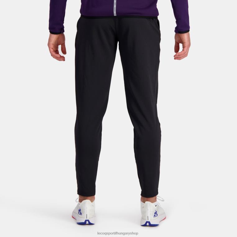 ruházat férfiak Le Coq Sportif divatos nadrág fekete 846V82