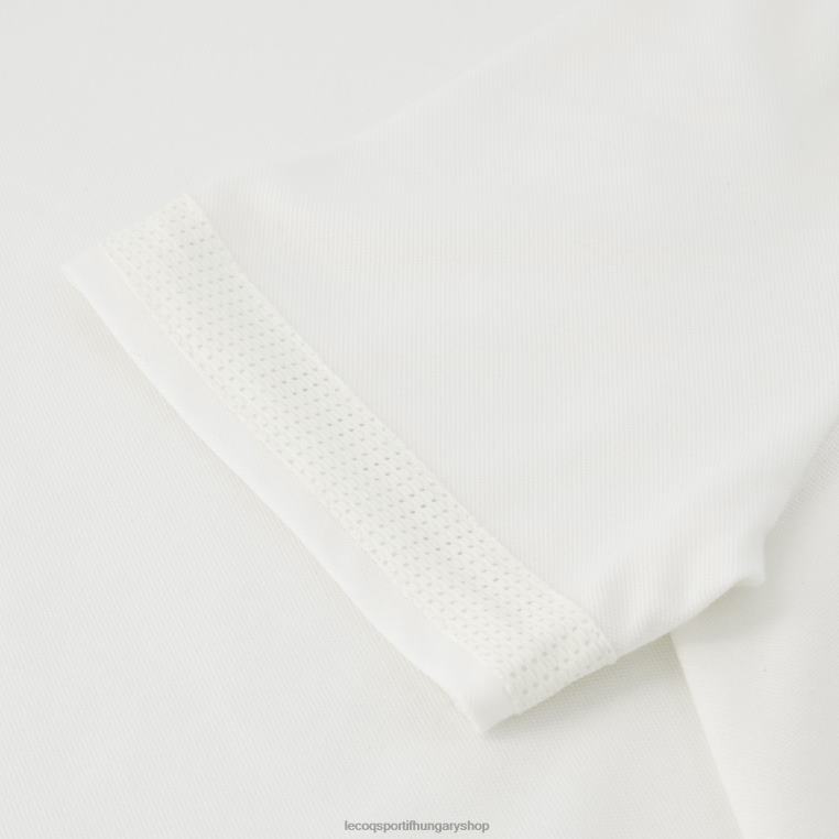 ruházat férfiak Le Coq Sportif póló fehér 846V130