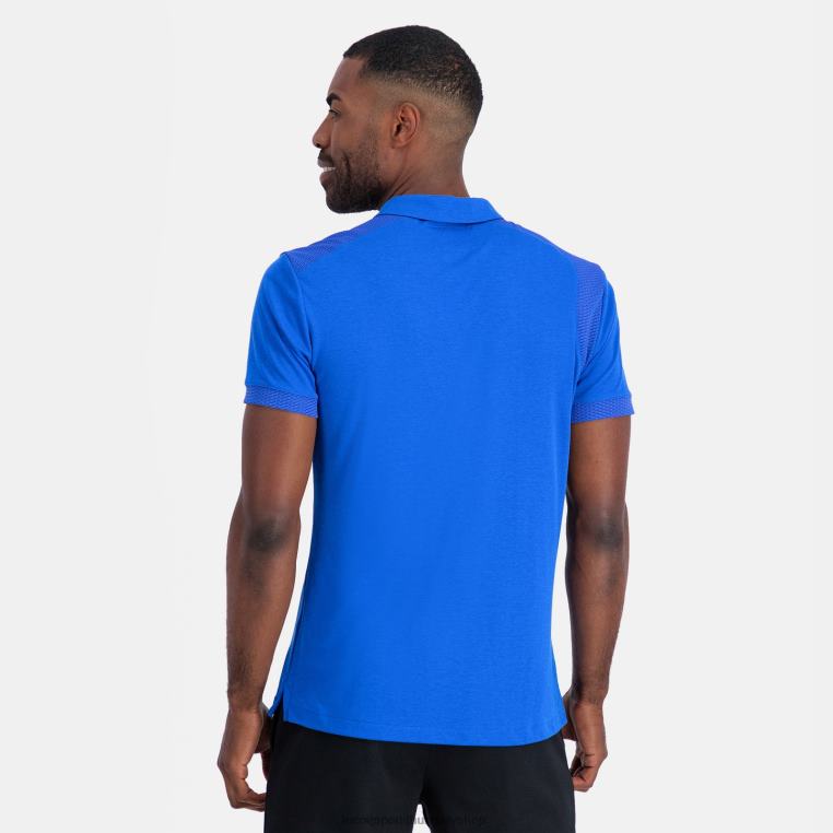 ruházat férfiak Le Coq Sportif póló kék 846V131