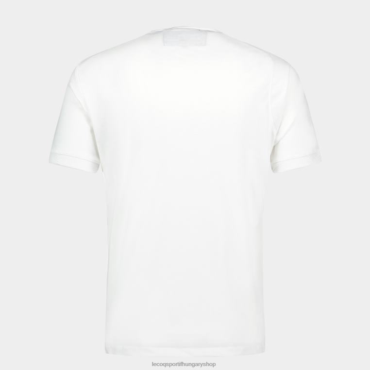 ruházat férfiak Le Coq Sportif divatos póló fehér 846V147