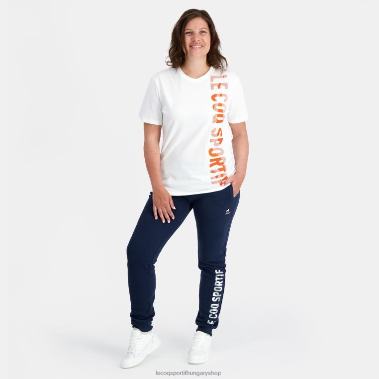 ruházat férfiak Le Coq Sportif divatos póló fehér 846V162