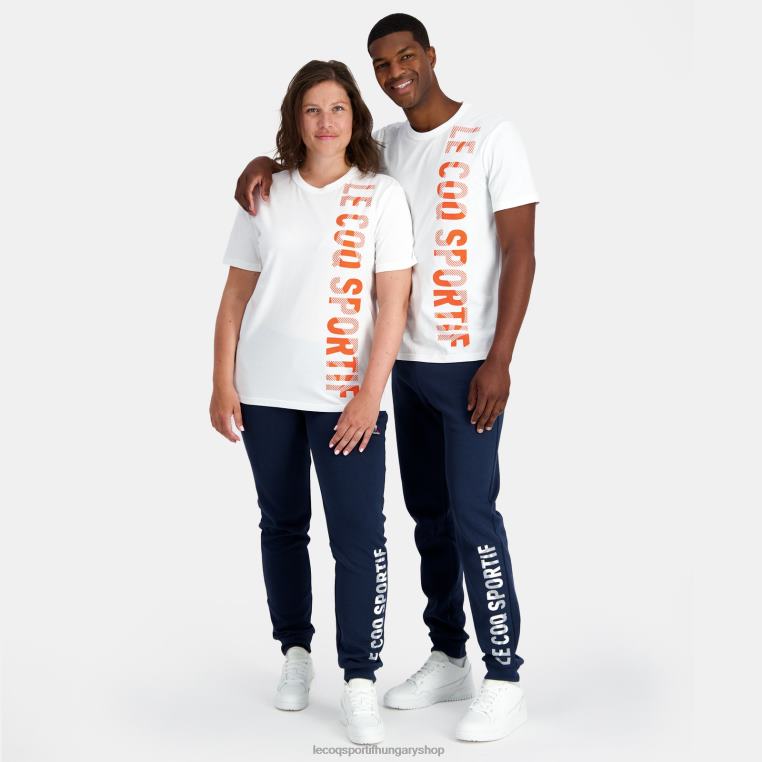 ruházat férfiak Le Coq Sportif divatos póló fehér 846V162