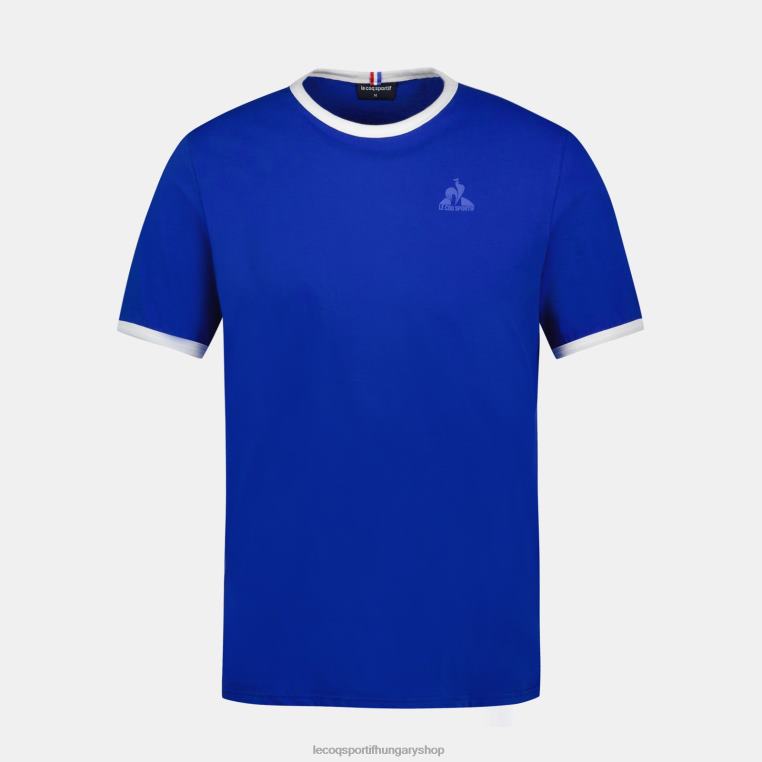 ruházat férfiak Le Coq Sportif divatos póló kék 846V139