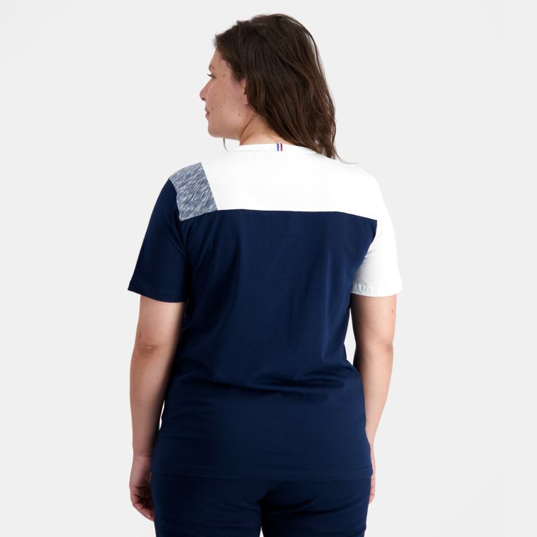 ruházat férfiak Le Coq Sportif divatos póló kék 846V167