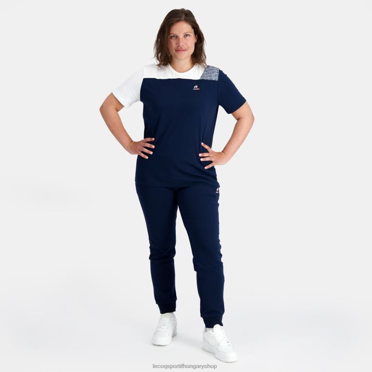 ruházat férfiak Le Coq Sportif divatos póló kék 846V167