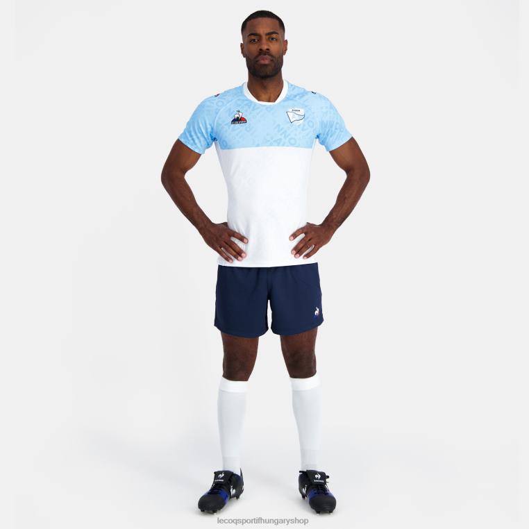 ruházat férfiak Le Coq Sportif divatos póló kék 846V168