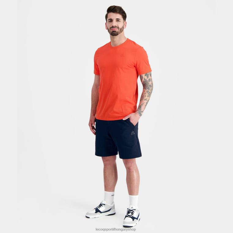 ruházat férfiak Le Coq Sportif divatos póló narancssárga 846V152