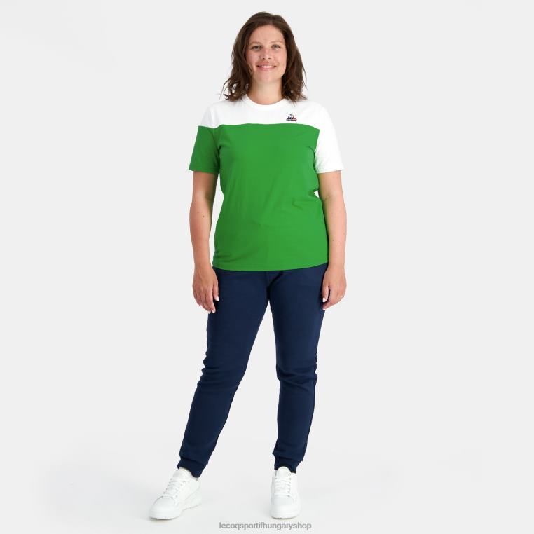 ruházat férfiak Le Coq Sportif divatos póló zöld 846V164