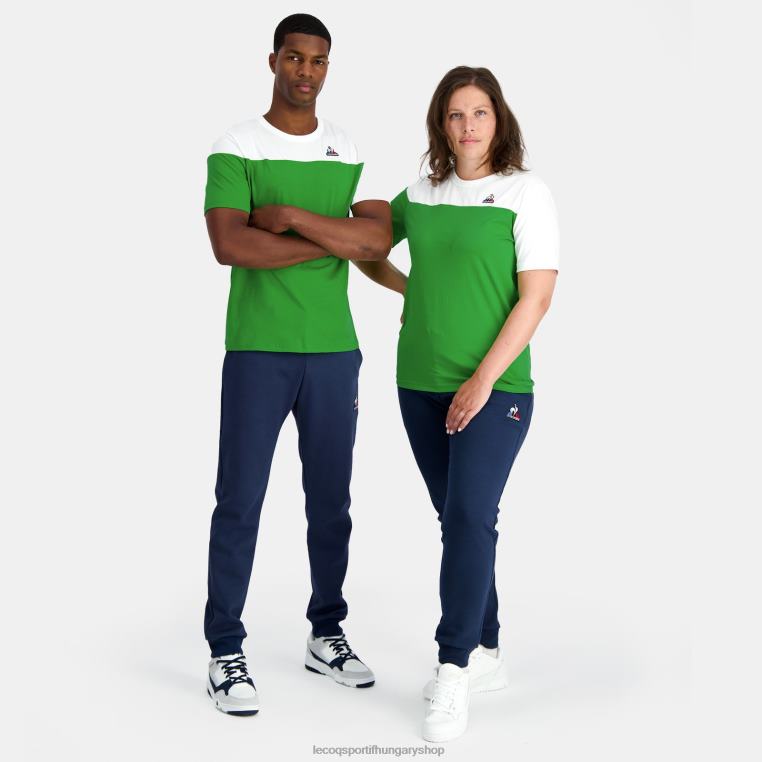 ruházat férfiak Le Coq Sportif divatos póló zöld 846V164