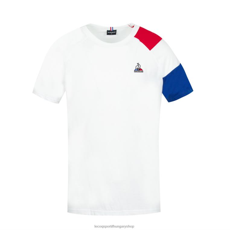 ruházat férfiak Le Coq Sportif fehér póló 846V191