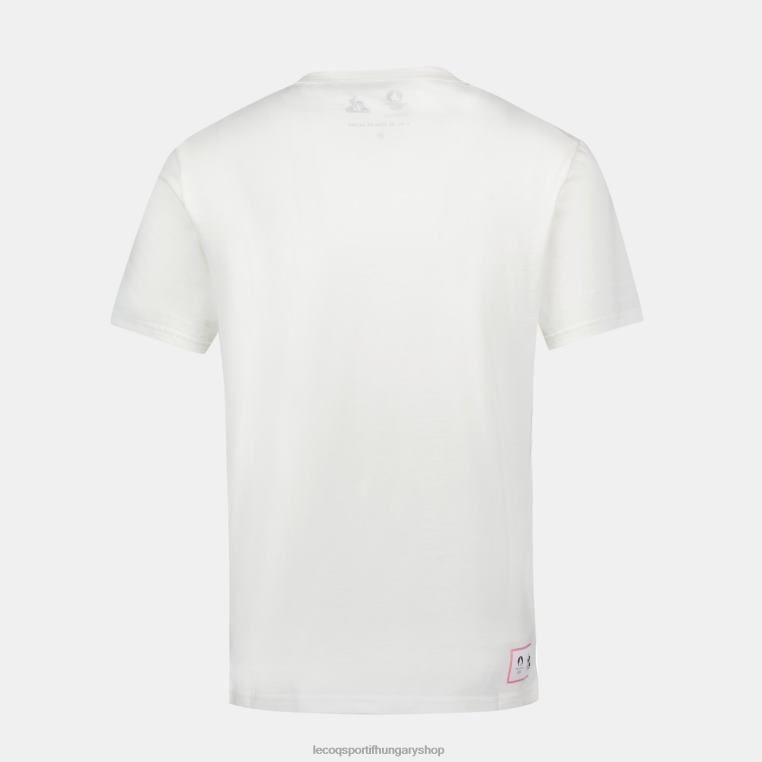 ruházat férfiak Le Coq Sportif fehér póló 846V205