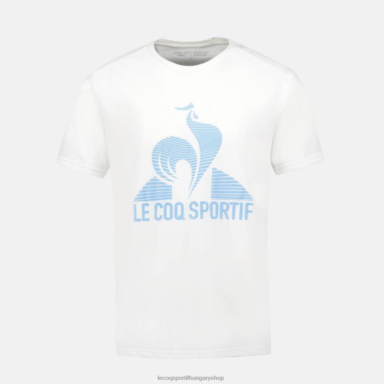 ruházat férfiak Le Coq Sportif fehér póló 846V206