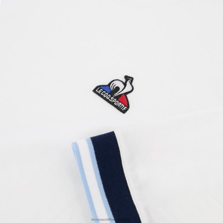 ruházat férfiak Le Coq Sportif fehér póló 846V434