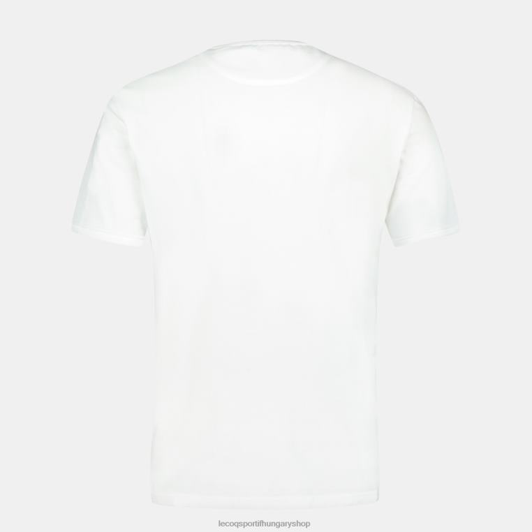 ruházat férfiak Le Coq Sportif fehér póló 846V486