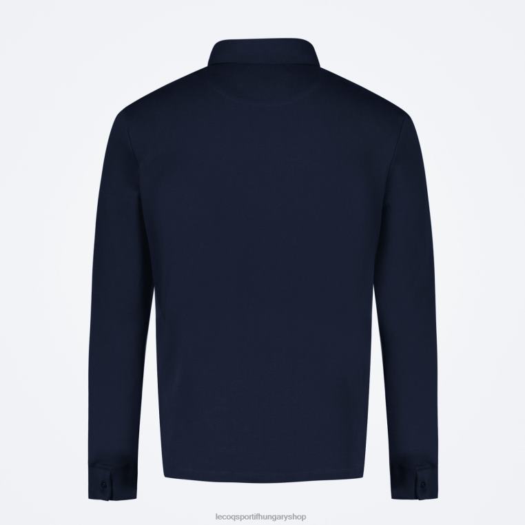 ruházat férfiak Le Coq Sportif ing kék 846V460