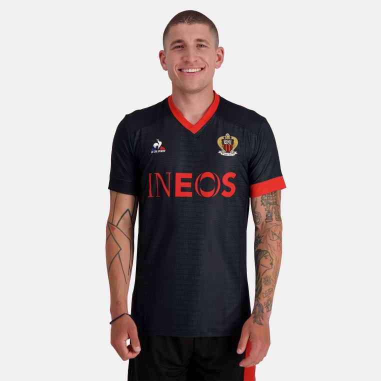 ruházat férfiak Le Coq Sportif jersey fekete 846V702