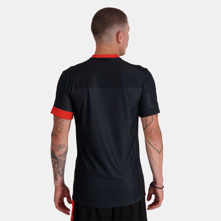 ruházat férfiak Le Coq Sportif jersey fekete 846V702