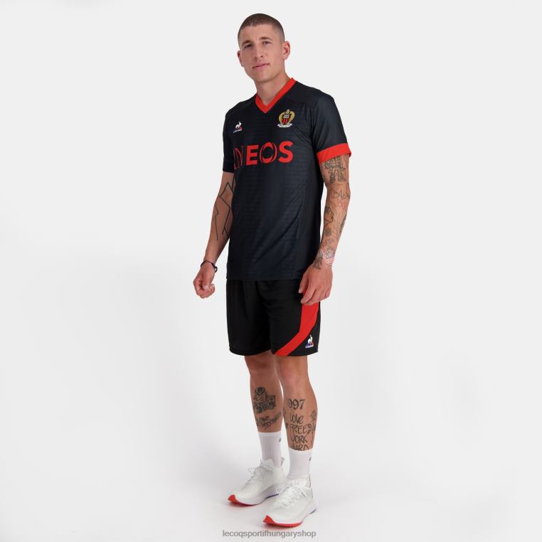 ruházat férfiak Le Coq Sportif jersey fekete 846V702