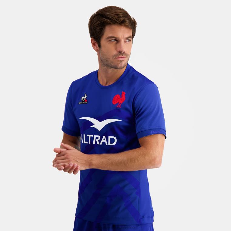 ruházat férfiak Le Coq Sportif jersey kék 846V477