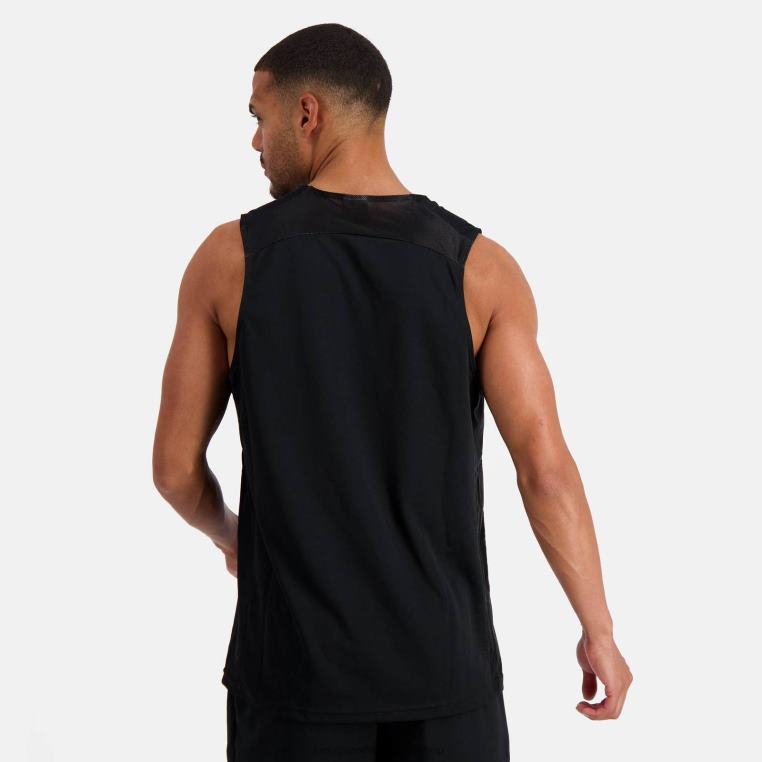 ruházat férfiak Le Coq Sportif mellény felső fekete 846V198