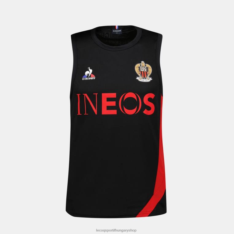 ruházat férfiak Le Coq Sportif mellény felső fekete 846V207