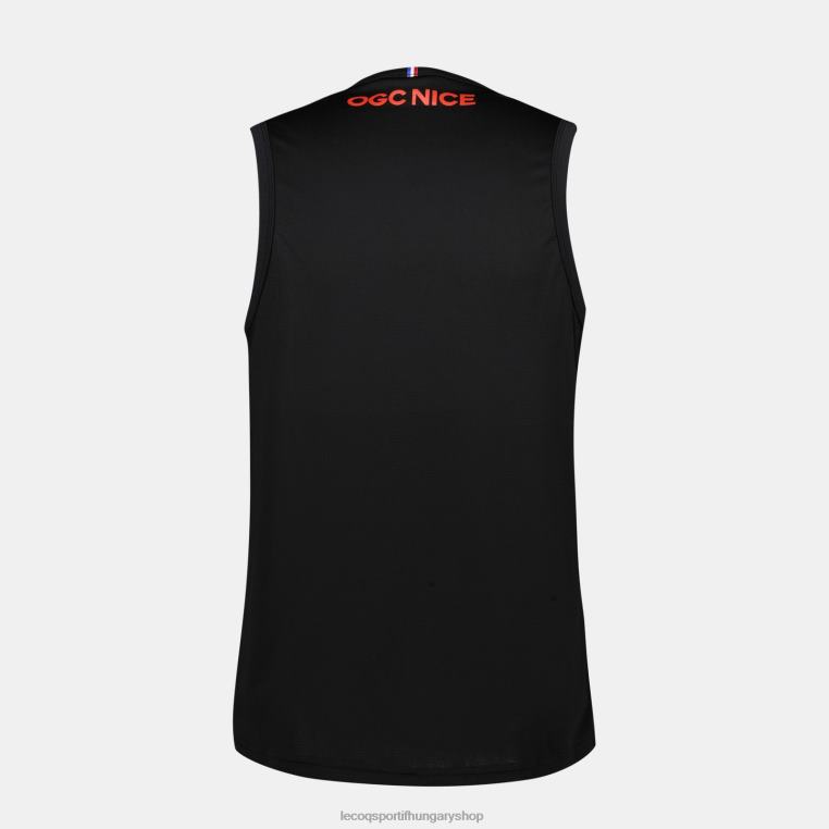 ruházat férfiak Le Coq Sportif mellény felső fekete 846V207