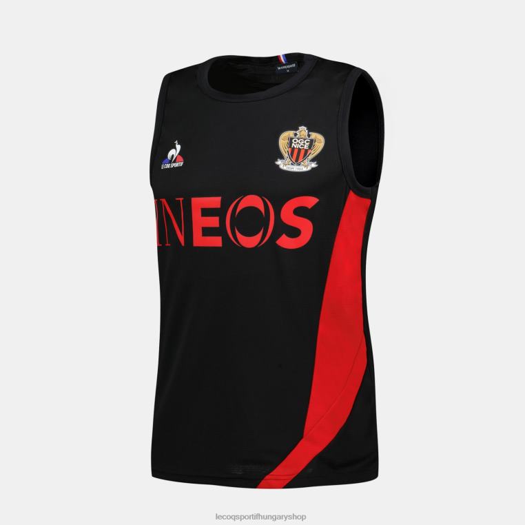 ruházat férfiak Le Coq Sportif mellény felső fekete 846V207