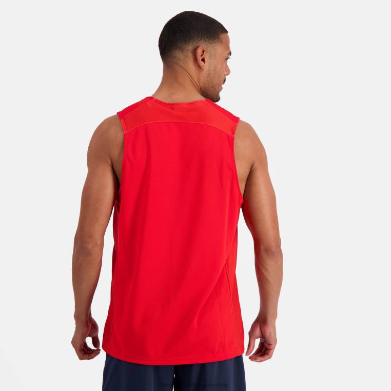 ruházat férfiak Le Coq Sportif mellény felső piros 846V196