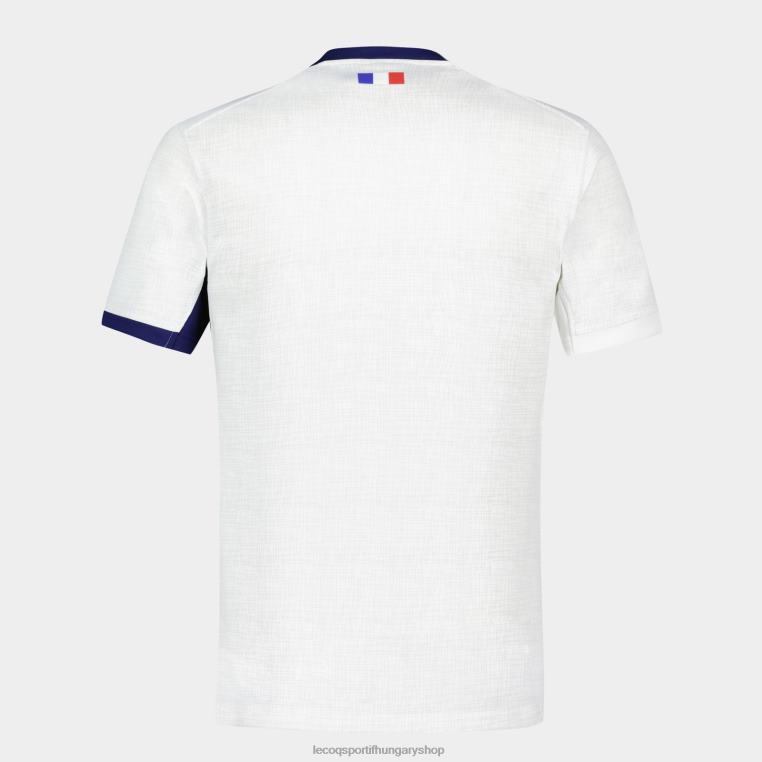 ruházat férfiak Le Coq Sportif mez replika xv de france - rögbi világbajnokság 2023 fehér 846V693