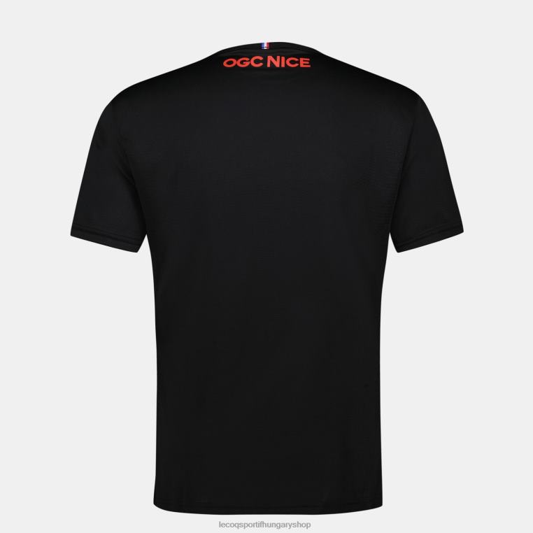 ruházat férfiak Le Coq Sportif póló fekete 846V208