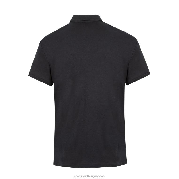 ruházat férfiak Le Coq Sportif póló fekete 846V488