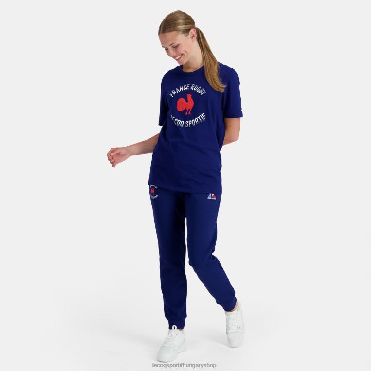 ruházat férfiak Le Coq Sportif póló - francia rögbi kék 846V172