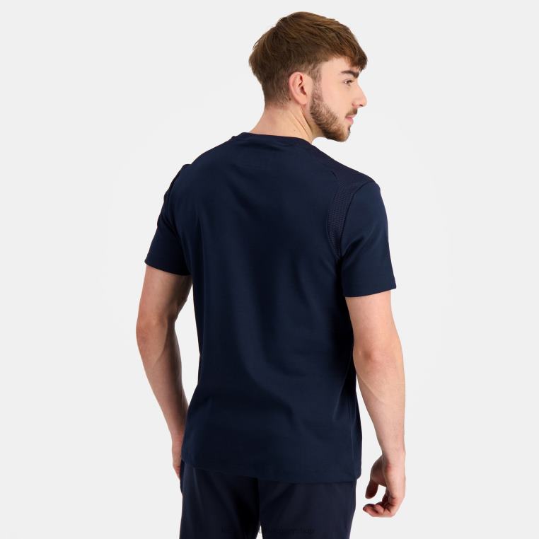 ruházat férfiak Le Coq Sportif póló kék 846V183