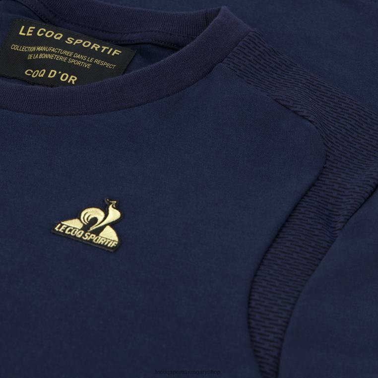 ruházat férfiak Le Coq Sportif póló kék 846V183