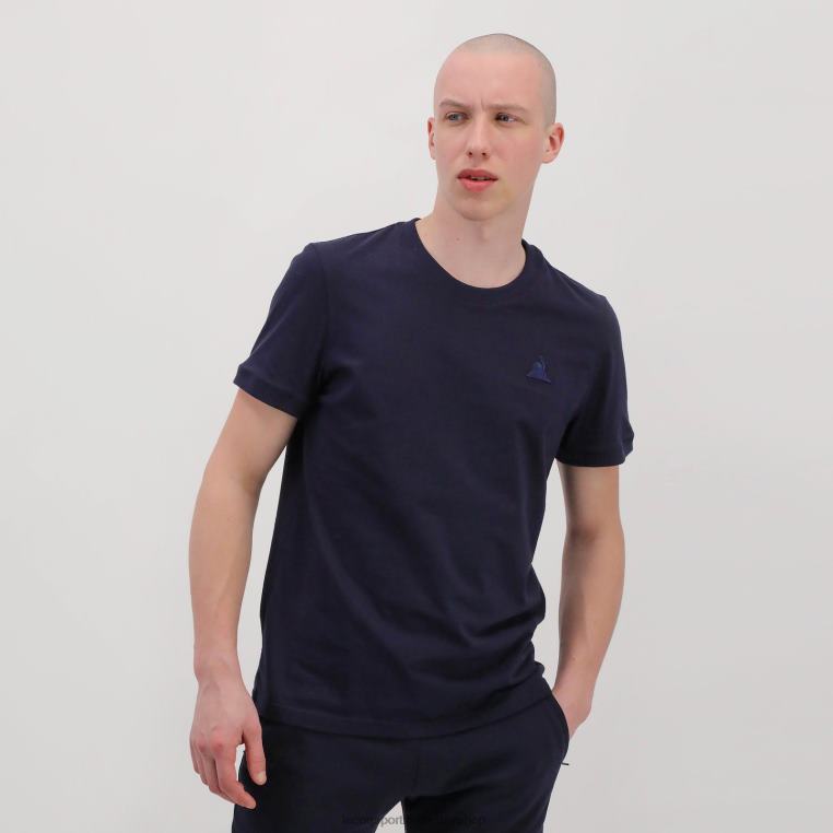 ruházat férfiak Le Coq Sportif póló kék 846V193