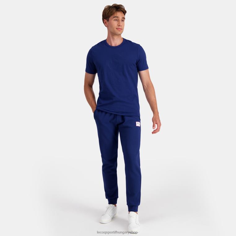 ruházat férfiak Le Coq Sportif póló kék 846V202