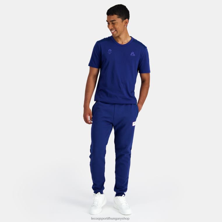 ruházat férfiak Le Coq Sportif póló kék 846V203