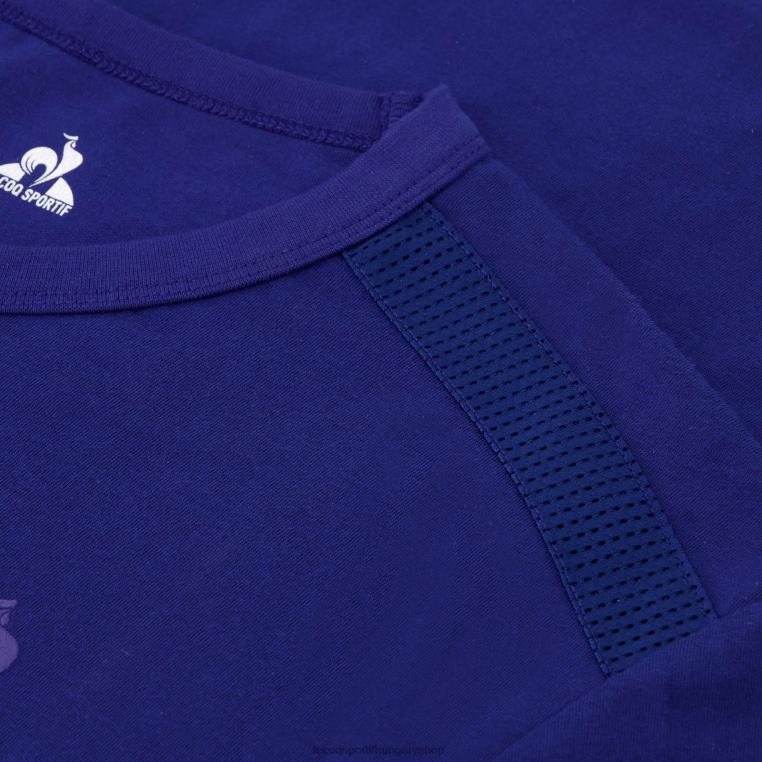 ruházat férfiak Le Coq Sportif póló kék 846V203