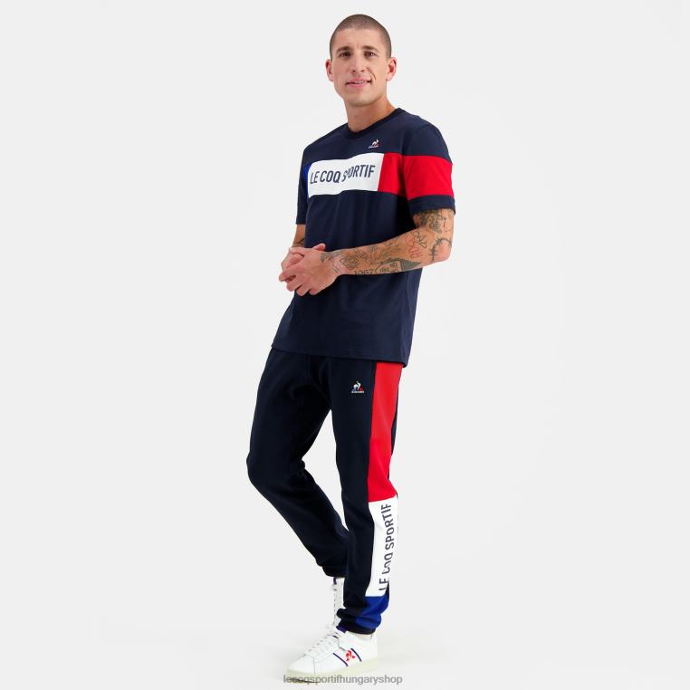 ruházat férfiak Le Coq Sportif póló kék 846V458