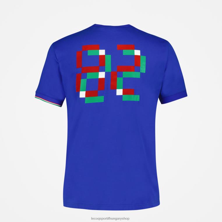 ruházat férfiak Le Coq Sportif póló kék 846V473